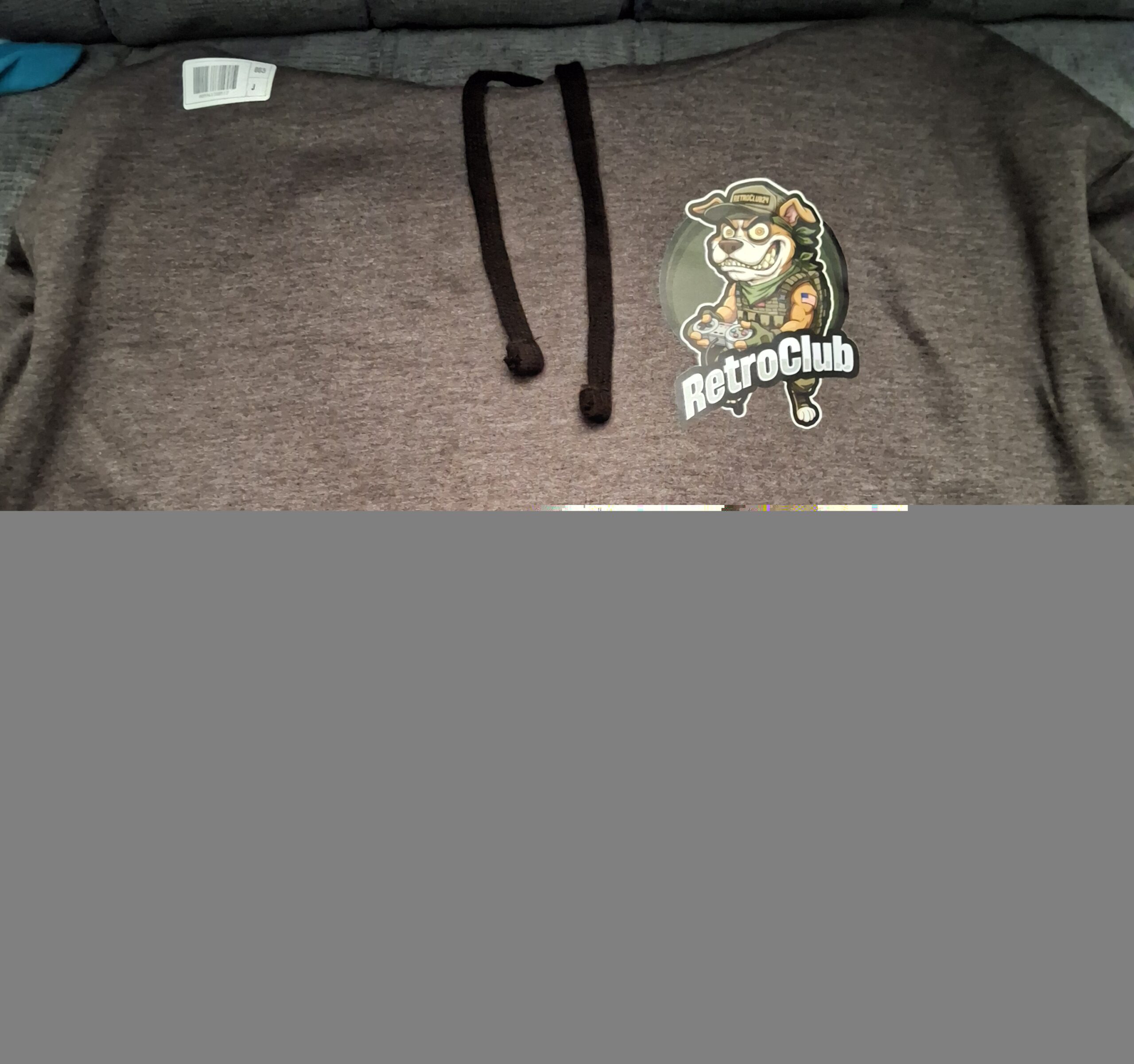 RetroClub Gamer Dog Hoodie Funny Graphic sweatshirt Unisex Gaming Pullover Gift - Image 4